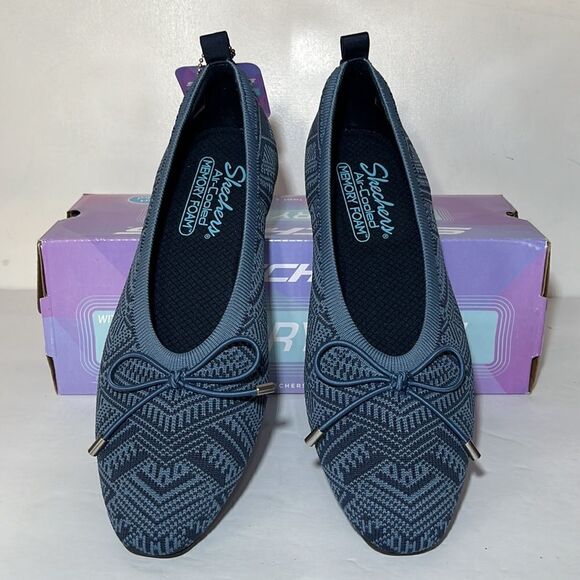 Skechers Cleo Snip Knit Vegan Skimmers - Sweet Class - Picture 4 of 6